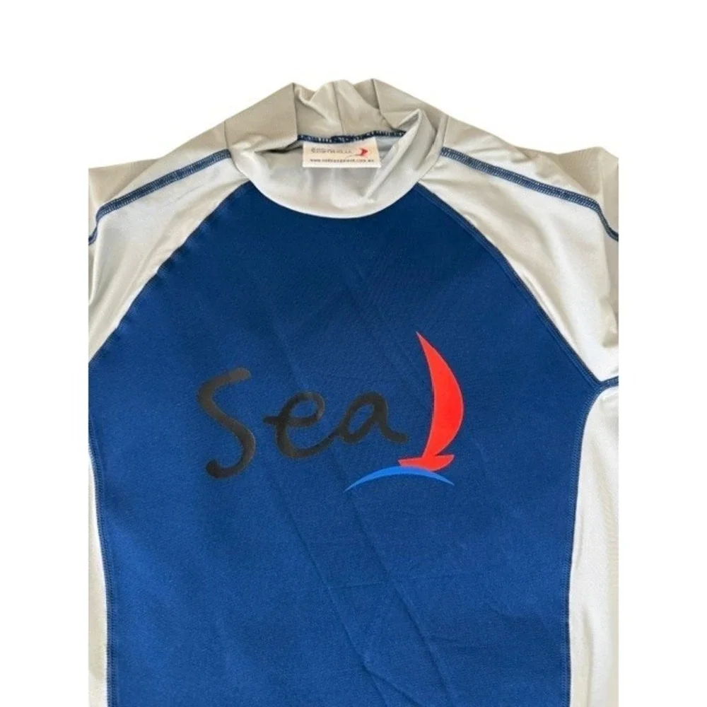 NEW Sea Equipment Australia Kids Neoprene Rash Guard Long Sleeve Swim Shirt - XS